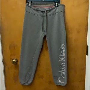Calvin Klein calf sweats